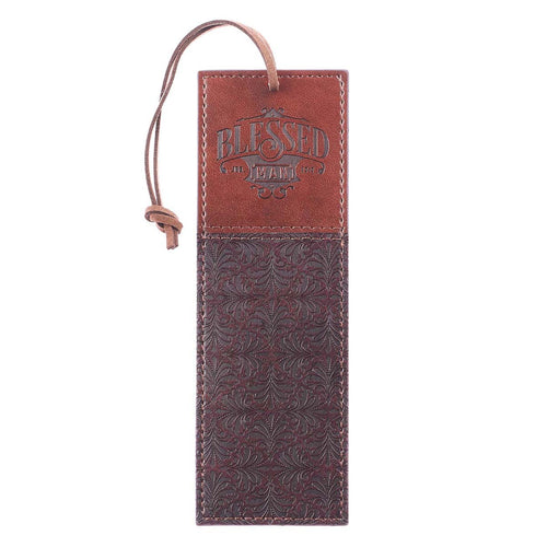 LuxLeather Pagemarker - Blessed Man Two-Tone Jeremiah 17:7