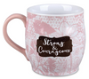 Ceramic Mug Pretty Prints - Strong & Courageous