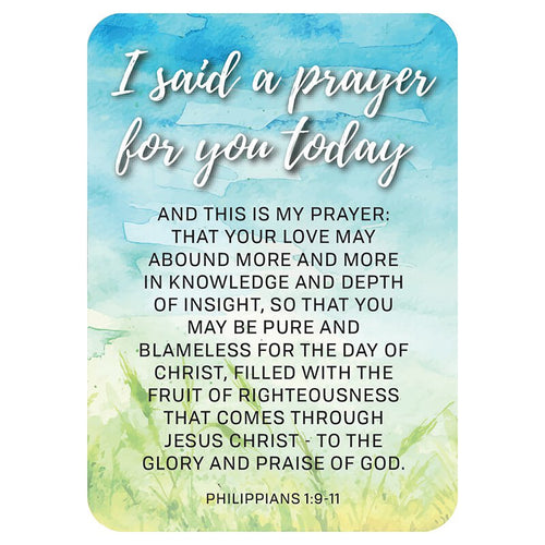 Verse Card -Said A Prayer For You
