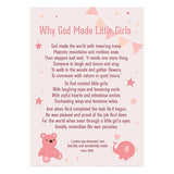 Large Poster - Why God Made Little Girls