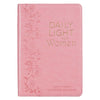 Daily Light for Women Devotional - Faux Leather Light Pink