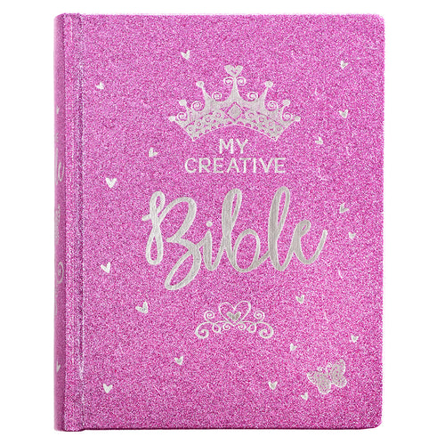My Creative Bible for Girls ESV - Pink Glitter Journaling Bible