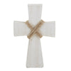 Paulownia Wood Standing Cross - Small - White Finish