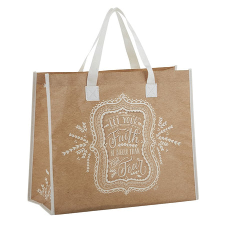 Grace Butterfly Orange Non-Woven Coated Tote Bag - Ephesians 2:8