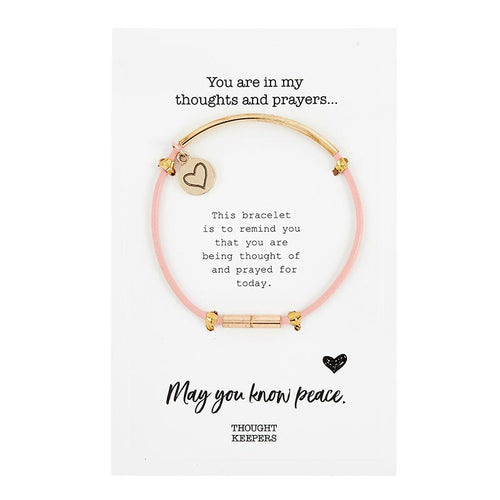 Thought Keepers Bracelet - Pink/Gold