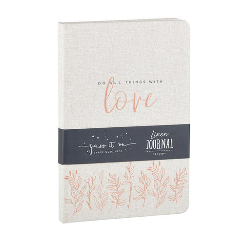 Linen Journal - Do All Things in Love