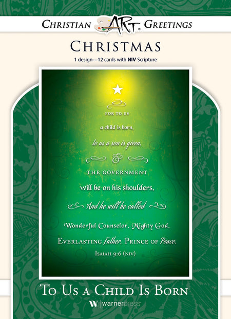 Christmas - Love Came at Christmas, (NIV) - Box of 12 - Assorted Boxed Greeting Cards