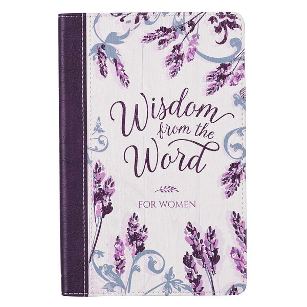 Wisdom from the Word for Women Faux Leather Gift Book