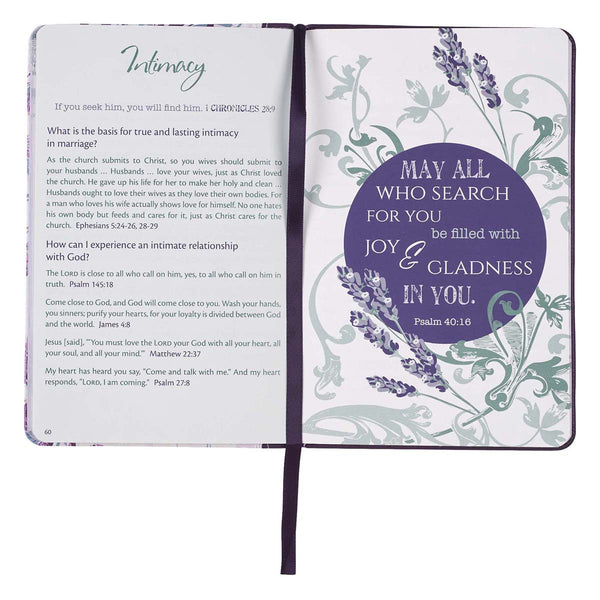 Wisdom from the Word for Women Faux Leather Gift Book