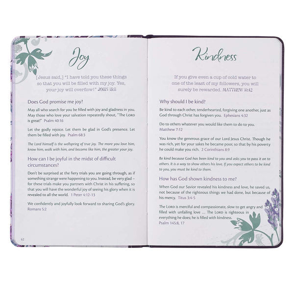 Wisdom from the Word for Women Faux Leather Gift Book