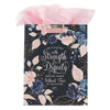 Medium Gift Bag - Blue Roses Strength and Dignity