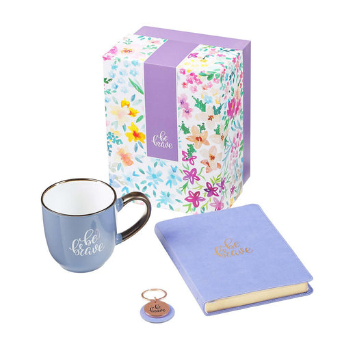 Journal, Mug & Keyring Boxed Gift Set - Be Brave
