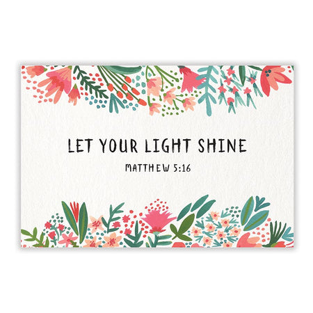 Large Poster - Let your Light Shine