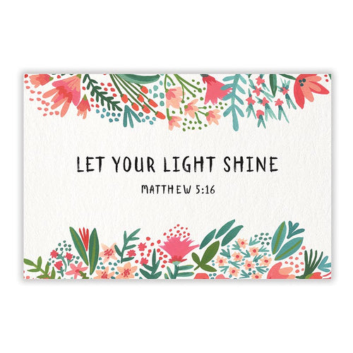 Small Poster - Let your Light Shine
