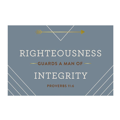 Pass it On (25 Cards) - Righteousness Guards a Man