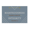 Pass it On  (25 Cards) - Righteousness Guards a Man