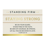 Pass it On (25 Cards) - Standing Firm Staying Strong