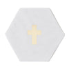 Marble Coasters Set - Cross