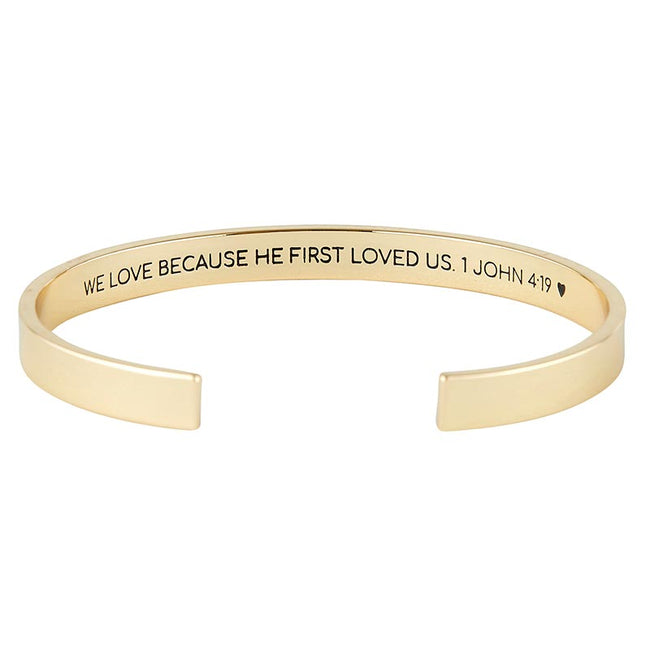 Simply Faith Cuff Bracelet - Love