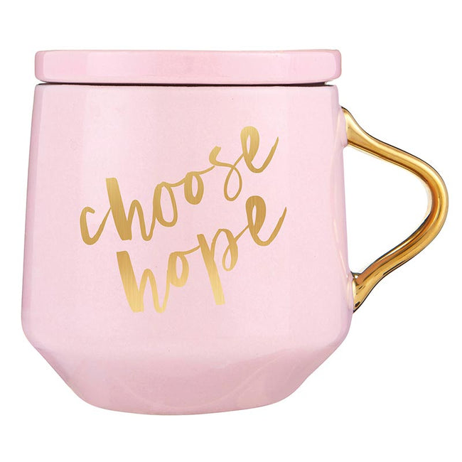 Slant Mug with Coaster - Choose Hope