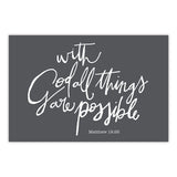 Small Poster - All Things Possible