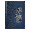 I Know The Plans Floral Trellis Blue Faux Leather Classic Journal- Jeremiah 29:11