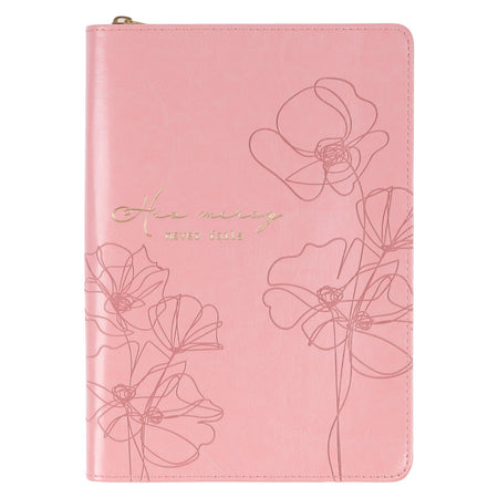 Purple Faux Leather Pocket Devotional for Girls