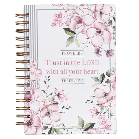 Large Wirebound Journal - Trust The Lord Always