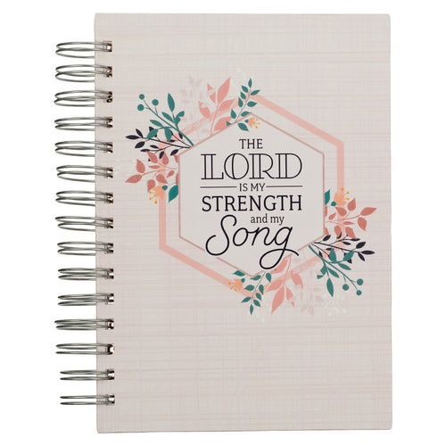 My Strength and My Song Wirebound Journal - Psalm 118:14
