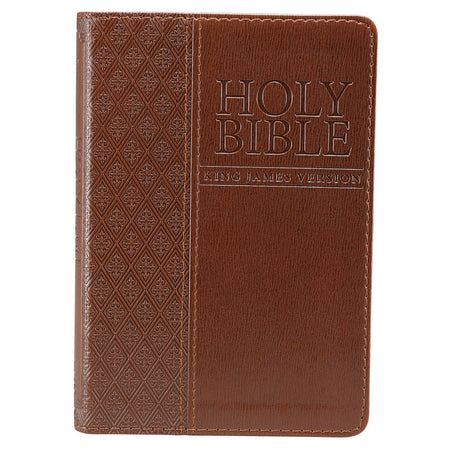 KJV Compact Bible - Brown Half-bound