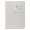 KJV Compact Bible - White Faux Leather