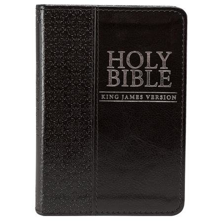 Burgundy Faux Leather Large Print Thinline KJV Bible with Thumb Index