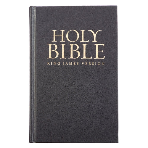 Black Hardcover King James Veriosn Pew and Worship Bible
