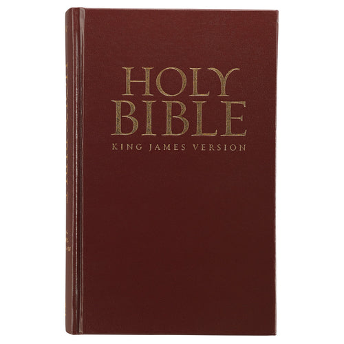 Burgundy Hardcover King James Version Pew Bible