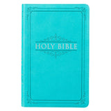 Teal Faux Leather King James Version Gift Edition Bible