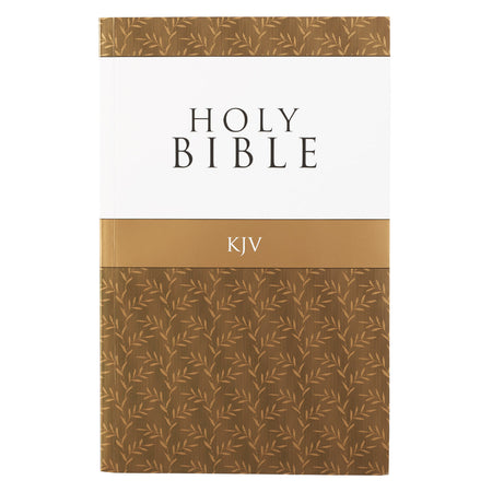 KJV Bible - Black Half-bound Faux Leather Giant Print