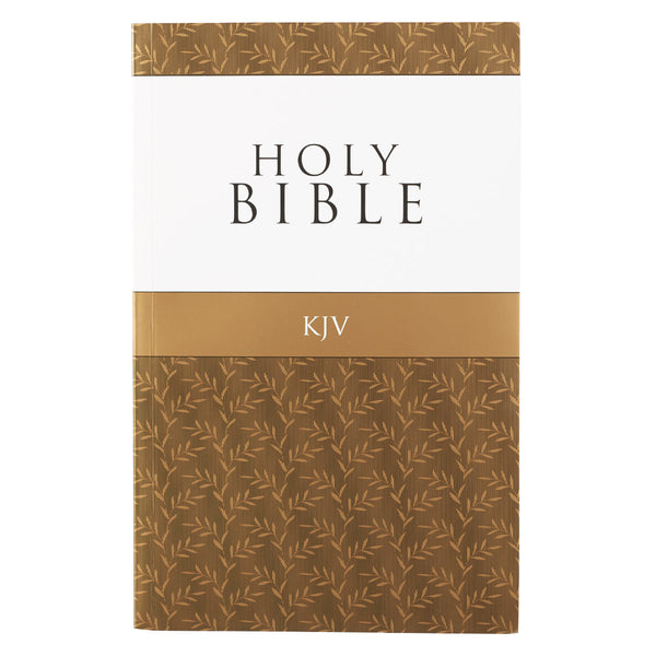 Gold Olive Branch Softcover King James Version Outreach Bible