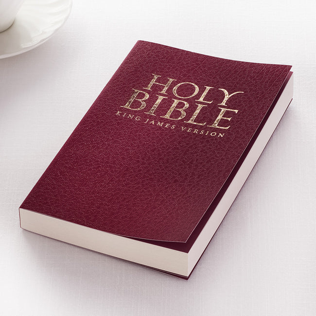 Burgundy Softcover Gift and Award King James Version Bible