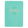 KJV Bible - Tiffany Blue Faux Leather Large Print Compact