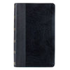 KJV Bible - Black Half-bound Faux Leather Giant Print