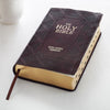 Dark Brown Faux Leather Giant Print King James Version Bible with Thumb Index