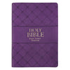 Purple Faux Leather Super Giant Print King James Version Bible