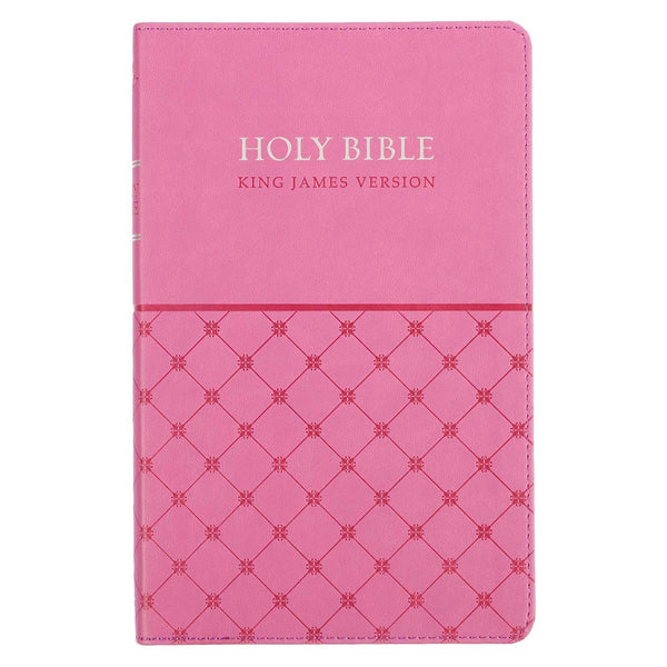 Pink Faux Leather King James Version Gift Edition Bible
