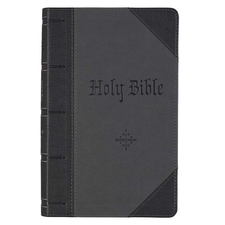 Saddle Tan Faux Leather Spiritual Growth Bible