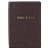 Dark Brown Faux Leather Giant Print Full-size KJV Bible