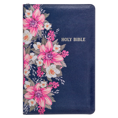 KJV Deluxe Gift Bible with Thumb Index Medium Brown