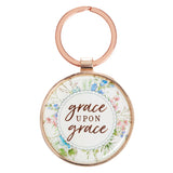 Grace Upon Grace - John 1:16 Keyring in Tin