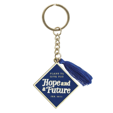 Metal Keyring with Link Chain - Grow in Grace