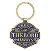 Keyring in Gift Tin - Trust in the LORD Always Isaiah 26:4