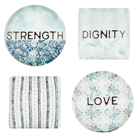 Give You Rest Glass Magnet Set - Matthew 11:28